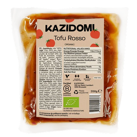 Tofu Rosso BIO